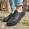 Дамски анатомични обувки от естествена кожа КОД Н-3096-черен