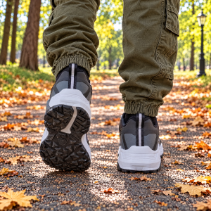 Мъжки маратонки XXL  WATERPROOF КОД Ш-9728-сив