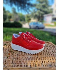 Дамски анатомични обувки КОД 222-червен