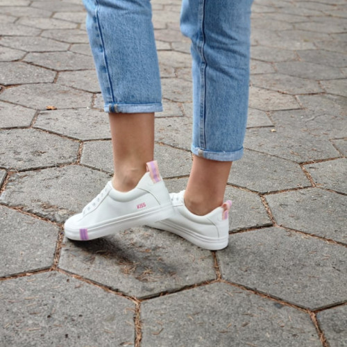 Дамски кецове КОД МО-415-бял
