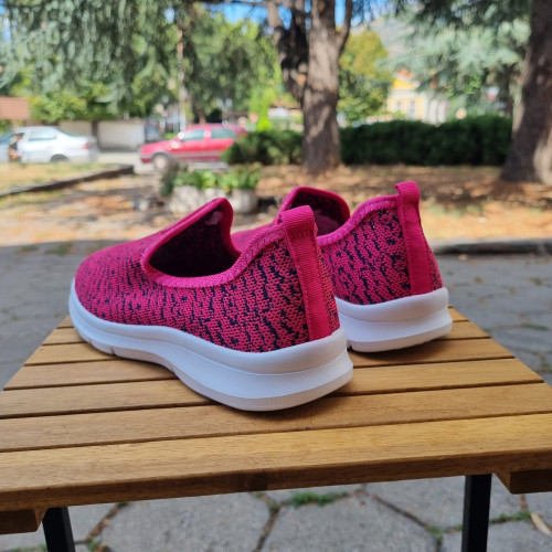 Дамски маратонки от текситл КОД ИВ-50-127-розов