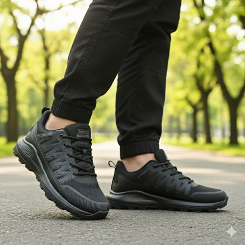 Мъжки анатомични WATERPROOF КОД Ш-9681-черен