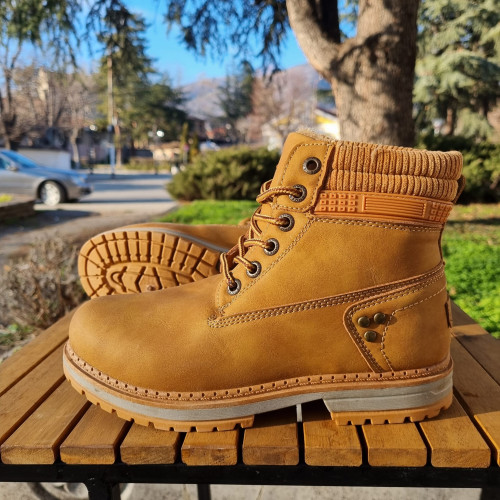 Дамски зимни КОД НИК-5154-камел