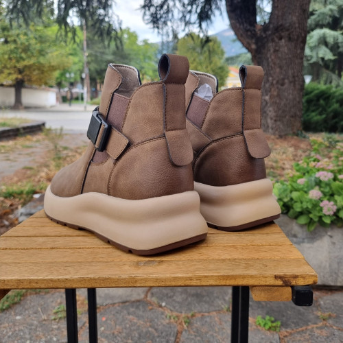 Дамски зимни КОД НИК-5160-кафяв