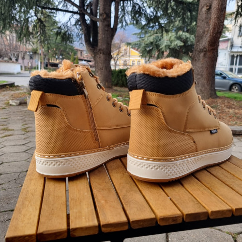 Мъжки зимни боти КОД Я-8166-камел